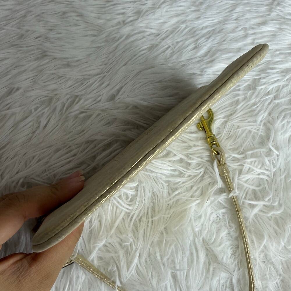 COACH Gold Poppy Wristlet - Picture 3 of 9